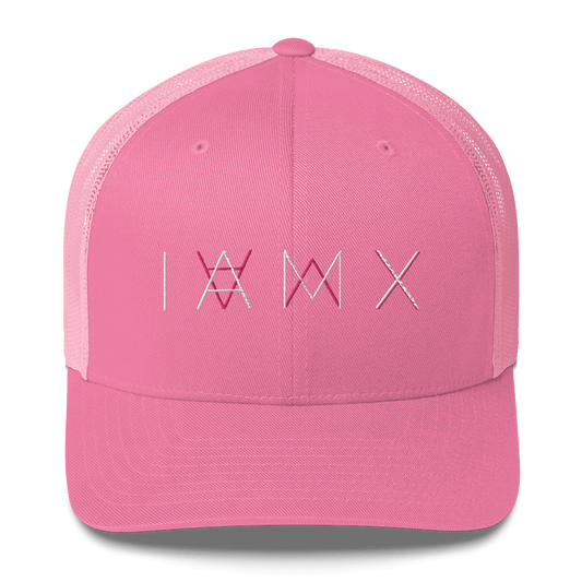 Trucker Hat - Mirror Logo (Pink)