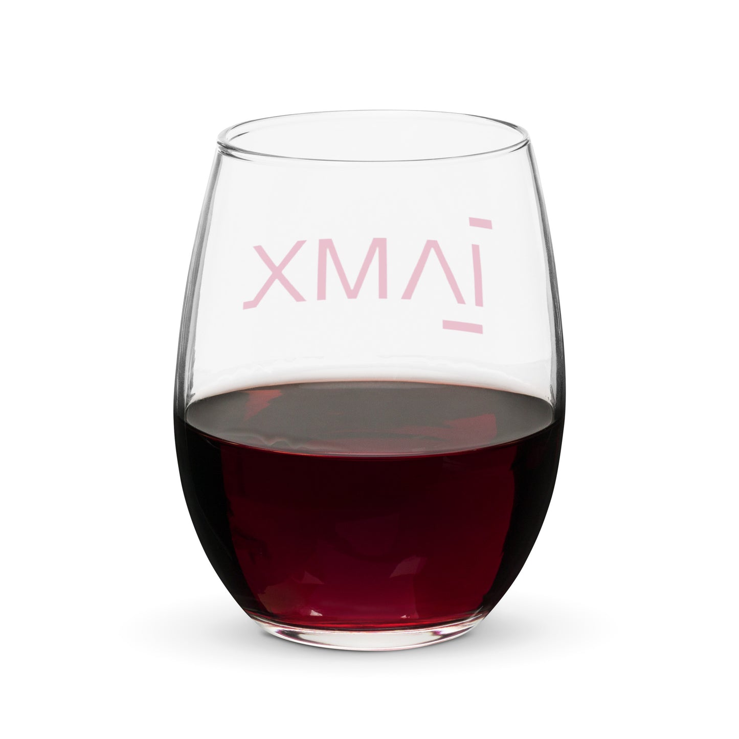 Stemless Wine Glass - Kiss + Swallow Logo
