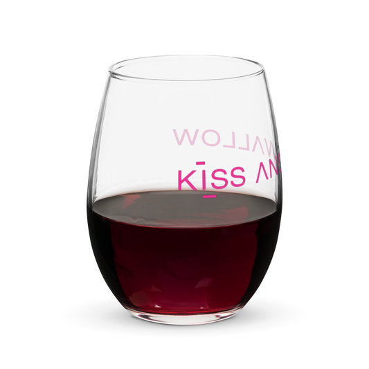 Stemless Wine Glass - Kiss + Swallow
