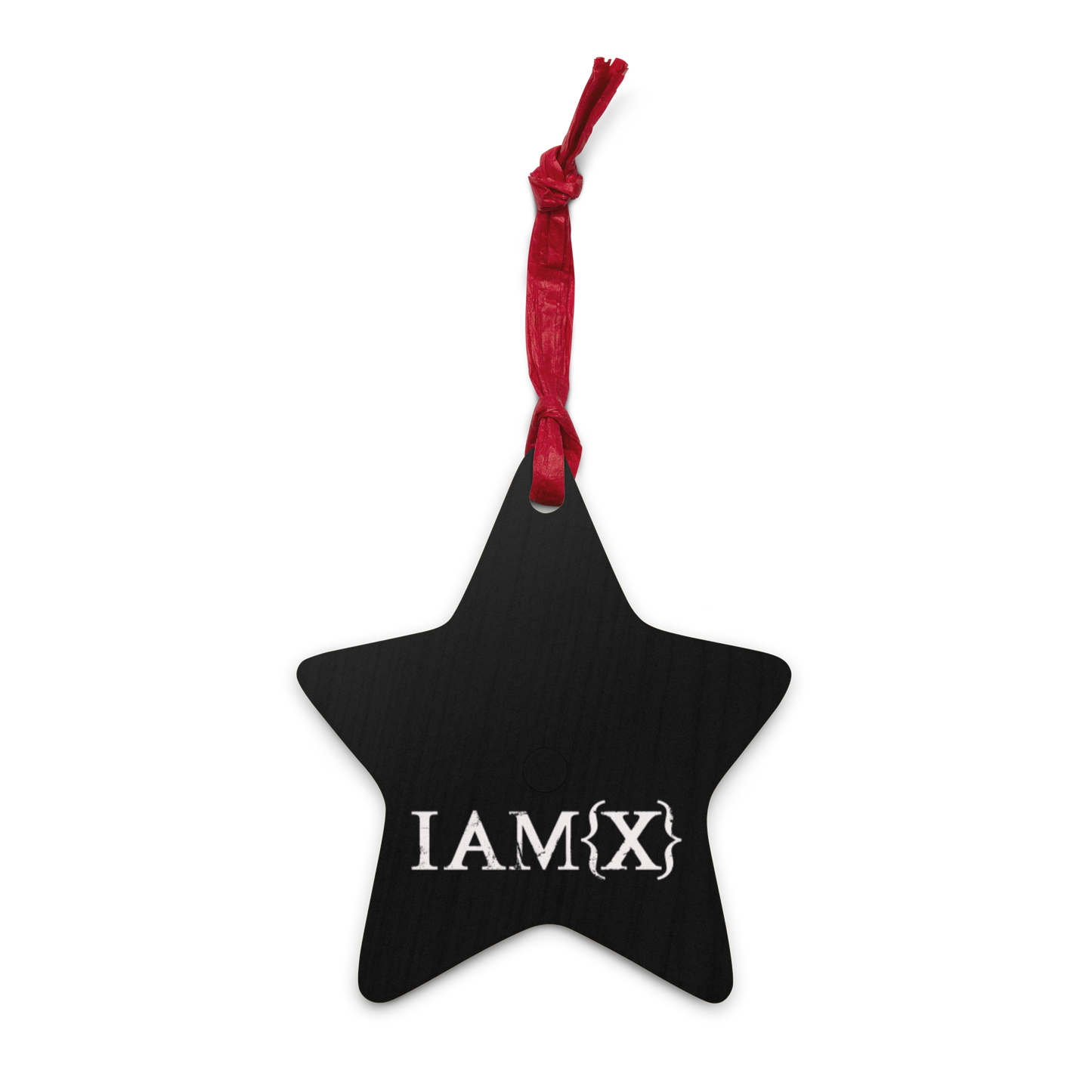Wooden Ornament / Magnet - IAM{X}