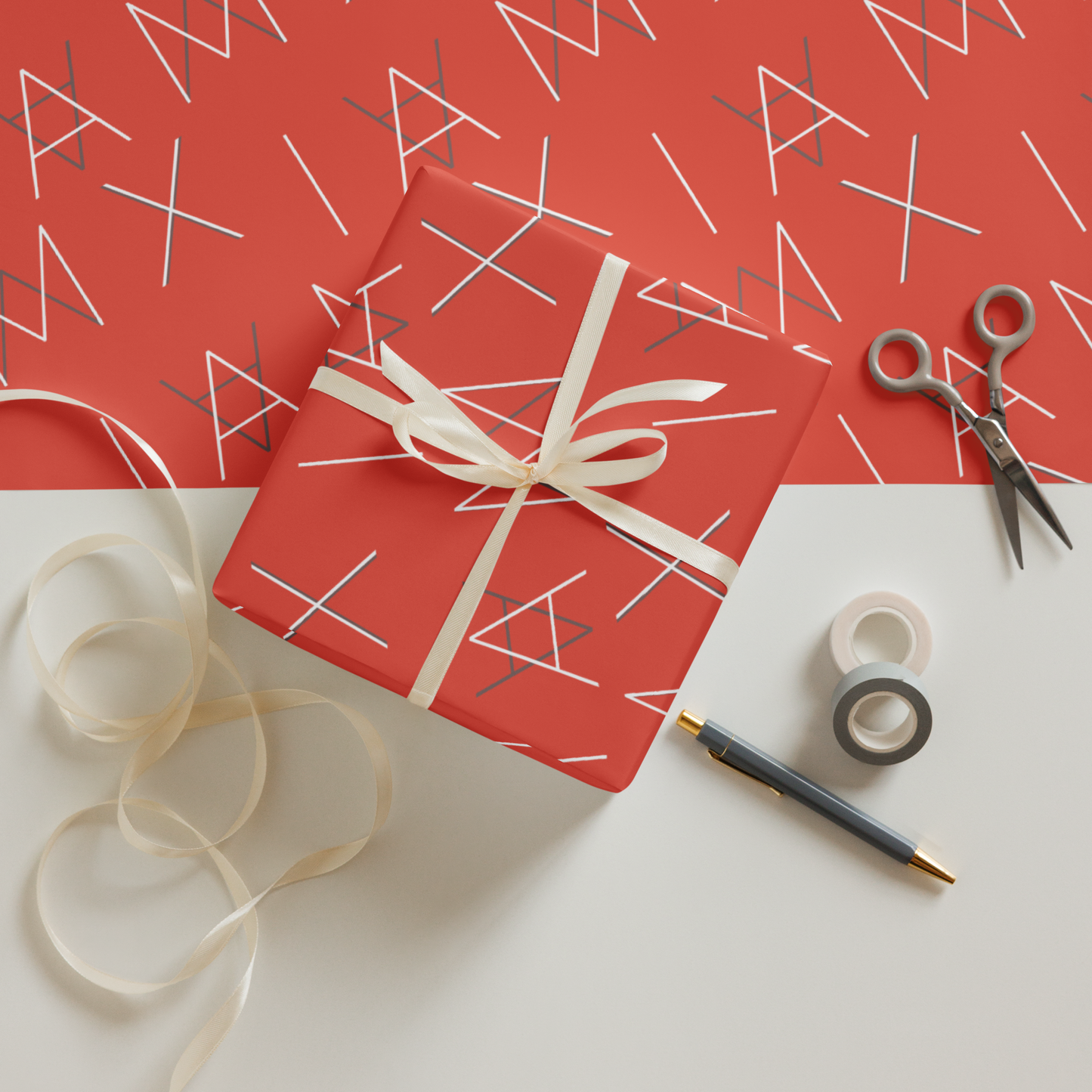 Wrapping paper sheets - {X}mas